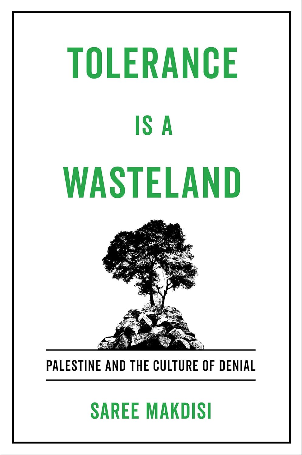 Tolerance Is a Wasteland: Palestine and the Culture of Denial, by Saree Makdisi