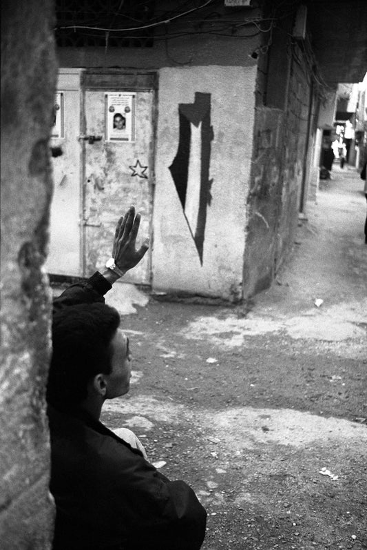 In a street of the Beddawi refugee camp in Northern Libanon, 2001, by Joss Dray