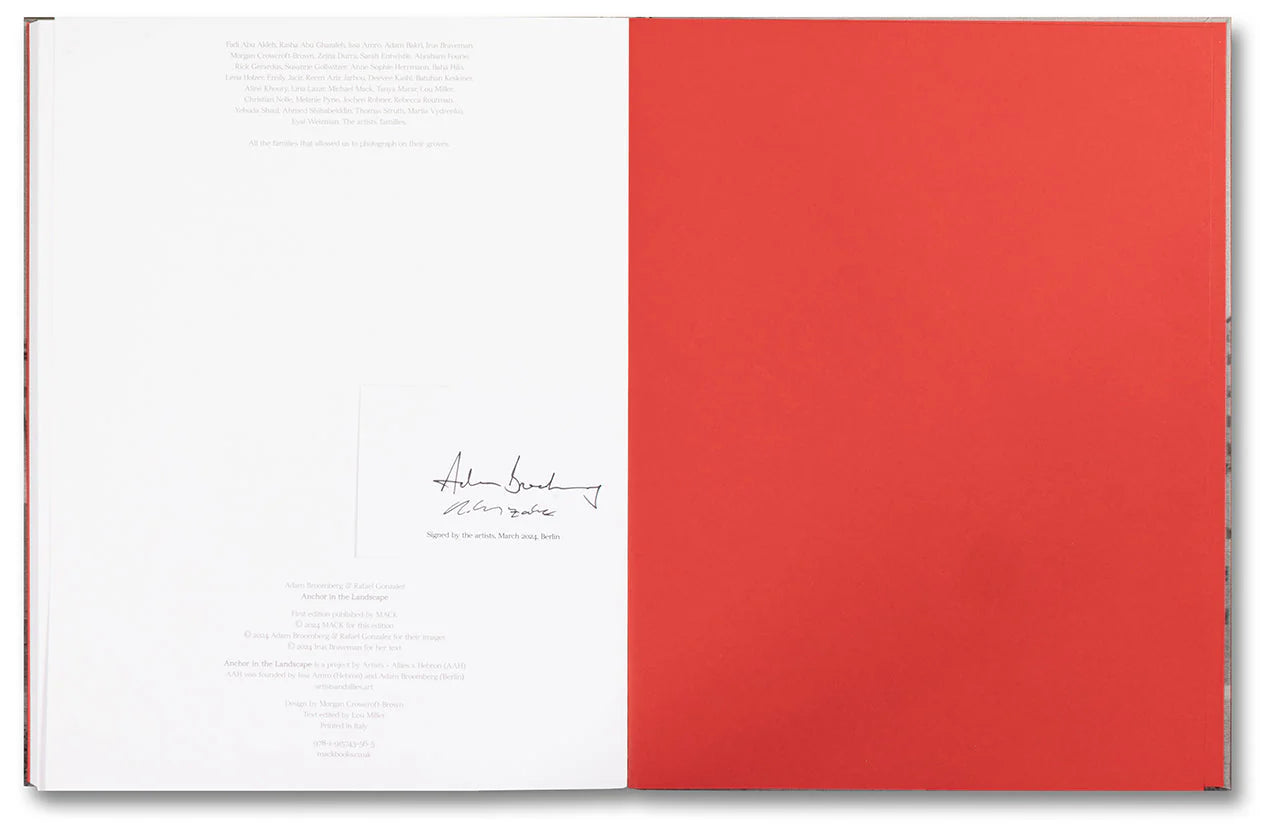 Anchor in the Landscape, by Adam Broomberg & Rafael Gonzalez (signed edition)