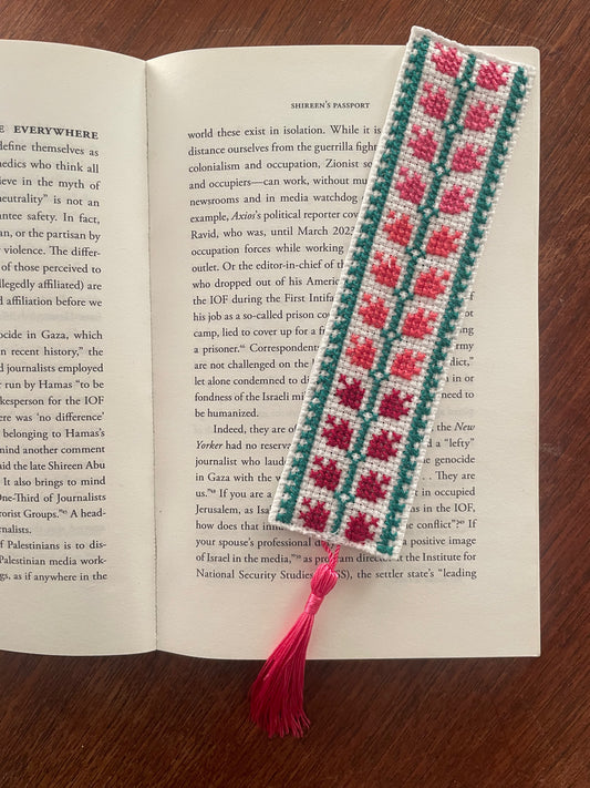 Tatreez Bookmark - Flowers