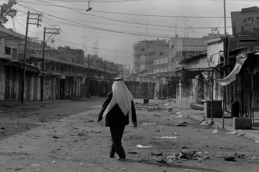 Ordinary day in Gaza city, 1992, by Joss Dray